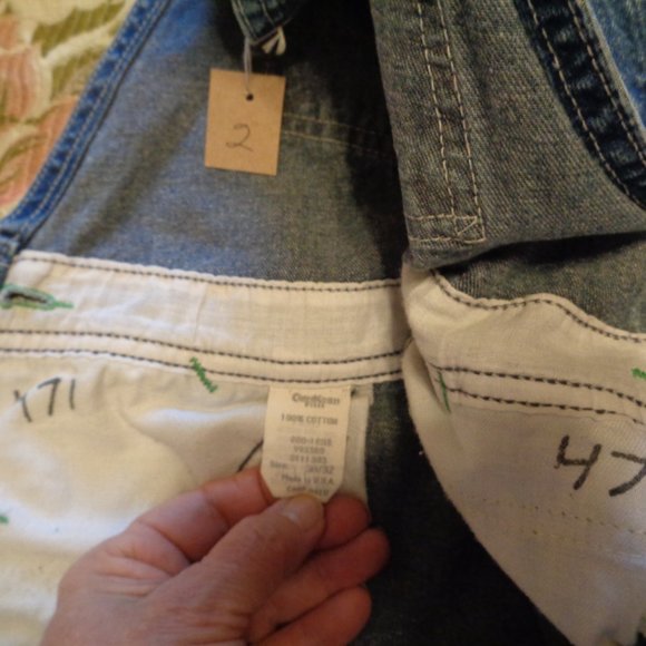 Osh Kosh Mens Vestbak Bib Overalls Pants 38 X 32 - Picture 11 of 13